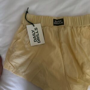 Daily Drills Yellow Shorts